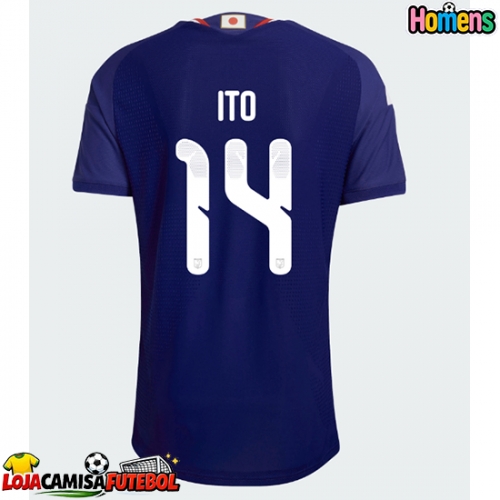 Camisa de Futebol Japão Junya Ito #14 Equipamento Principal Mundo 2026 Manga Curta